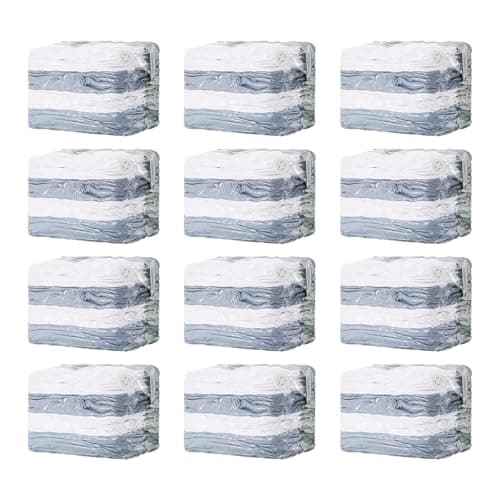 TAILI Extra Large Vacuum Storage Bags Cube, 12 Jumbo(80×100×38 CM), Cream