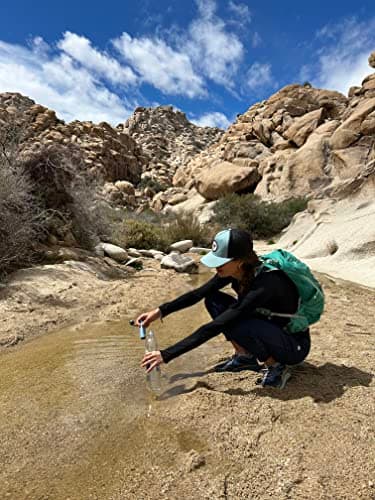LifeStraw Peak Series – Solo personal water filter for hiking, camping, travel, survival and emergency preparedness. Removes bacteria, parasites and microplastics — view 2