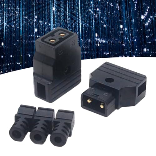 Jazuaiao Portable D-Tap Plug Male for DSLR Camera, Purple A — view 2