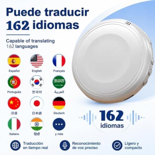 AI Language Translator Device, Language Translator Device Smart Wearable, Capable of Translating 162 Languages, AI Translator travel essentials portable language translator device — view 3