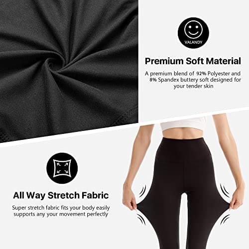 SINOPHANT High Waisted Capri 3/4 Length Leggings for Women Dark Yellow L-XL — view 4