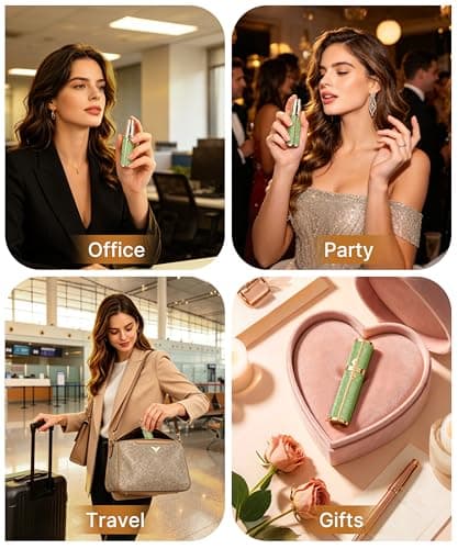 SVIFETEX PA06 5ml travel perfume atomisers refillable bottle, Green Gold — view 6