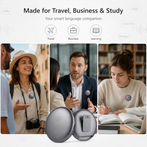 Portable Language Translator Device,AI Multi‑Language Travel Companion — view 3