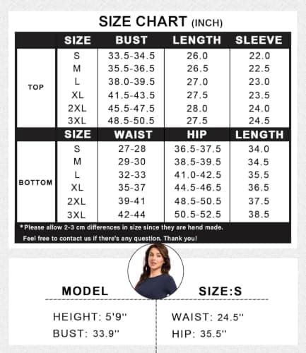 wirarpa Women's Thermal Underwear Set Fleece Lined Top & Bottom Navy S — view 6