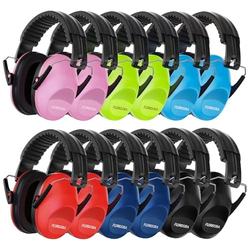 Floriogra 12 Pack Kids Noise Cancelling Earmuffs Hearing Protection Earmuffs for Autism Kids Toddlers Noise Cancelling Headphones Earmuffs