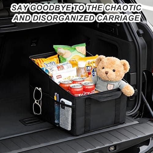 SHILIUZHI Car Organiser,Car Seat Organizer,Front And Rear Seat Storage Compartment.Fits Toys,Snacks,Cups,Books And Tissues,Keeps Your Cars Neat Clutter Free. — view 4