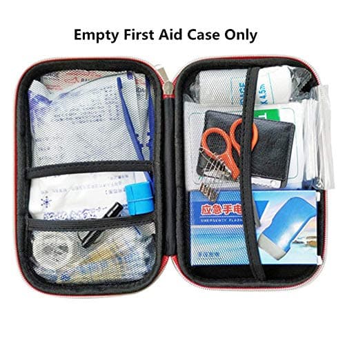 Lifesport First Aid Pouch Waterproof Medicine Storage Bag Portable Medical Package Emergency Medical Kit Survival Medicine Pills Pocket Container Perfect for Home Car Travel Outdoor (Red) — view 2