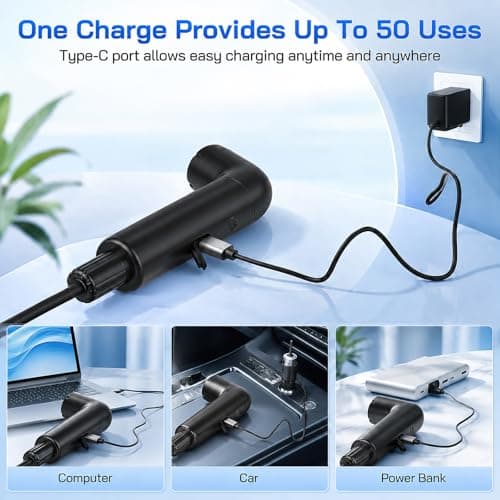 2.5L Electric Portable Bidet,Rechargeable Handheld Sprayer with 3 Speeds,Toilet Spray with 800mAh Battery for Personal Hygiene & Postpartum Care,IPX6 Waterproof,Travel Shattaf for Outdoor Camping — view 6