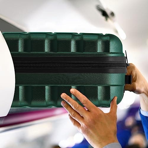 Flight Knight 55x40x20 Ryanair Priority Cabin Suitcase, Also for EasyJet, Jet2, Lightweight,ABS Hard Shell, Durable 4-Wheel Cabin Case, Carry-On Size 10kg Hand Luggage, Travel Bag- 55 x 40 x 20 — view 5