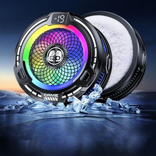 Cell Phone Cooler Mini Portable Cooling Fan, Adjustable Fan Speed — view 2