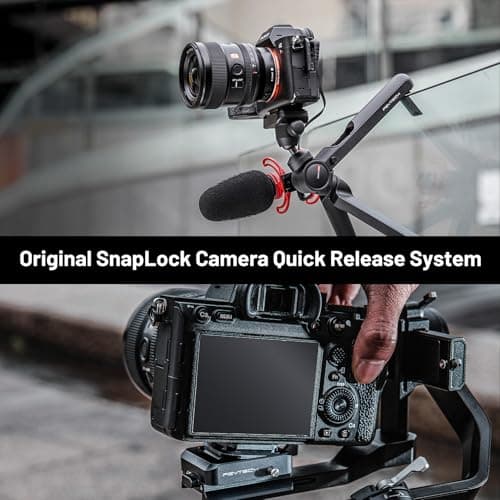PGYTECH Beetle Camera Clip V2 with Plate Quick Release System for Sony, Nikon, Fuji, DSLR/SLR, Arca Quick Release Plate for Action Cameras Backpack Strap Mount — view 6