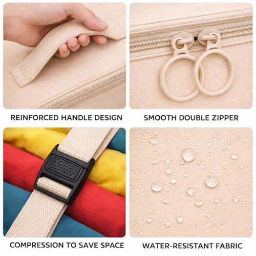 BoyField Packing Cubes - 7 PCS Travel Essentials Packing Cubes for Suitcases, Luggage Organiser Bags for Holiday Storage — view 4