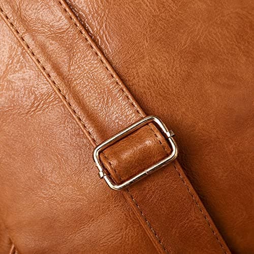 Womens Hiking Backpack Women Backpack Fashion Leather Backpack Purse For Women Large Designer Travel Ladies Fashion College Shoulder Bags Girls Bag Backpack (Black, One Size) — view 2