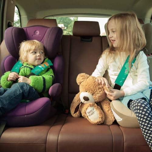 URAQT Car Seat Belt Pads, 2PCS Universal Car Seatbelt Adjuster for Kids, Multifunctional Seat Belt Protectors, Seat Belt Covers with Cartoon Pattern Fit Baby Toddler Kid Adult (Dinosaur) — view 6