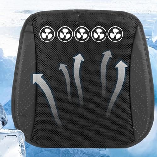 Car Seat Cooler Anti-Sweat USB-Powered 3 Adjustable Speed — view 4
