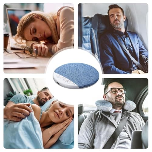Pillow Speaker, Built-in White Noise Hi-Fi Sound, Slim Sleep Pillow Speaker Wireless, Side Sleeper Bedside Travel Meditation Music Audiobooks Podcasts — view 6