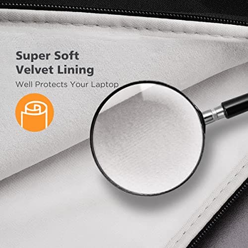 NIDOO 8 Inch Water-Resistant Laptop Sleeve Case Protective Bag Portable Carry for 8" iPad mini 6/7.9" iPad mini 45 4/8" Smart Tab M8 / 8.7" Galaxy Tab A7 Lite / 8" MatePad T 8 Kids Edition, Black — view 3