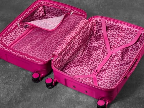 Rock Love Island Large 119L Hard Shell Suitcase - Pink — view 4