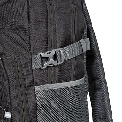 Trespass Mens Backpack Albus - Perfect Rucksack for School Hiking Camping or Work, 30 Litre with Padded Straps, Multi Function With Internal Pockets — view 4