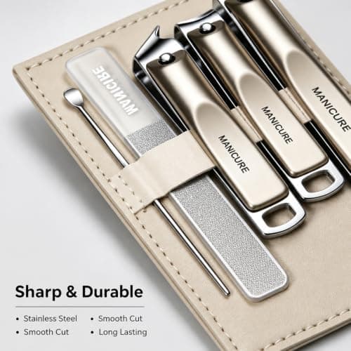 5pcs Nail Clippers Set, Professional Professional Grooming Kit — view 4