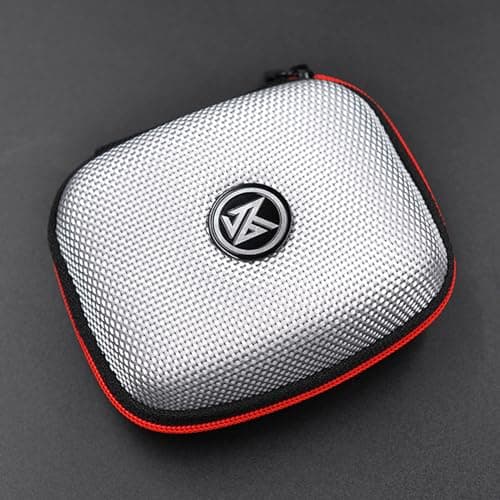 Wiffe Earphone Carrying Pouch with Zipper Design, Silver — view 5