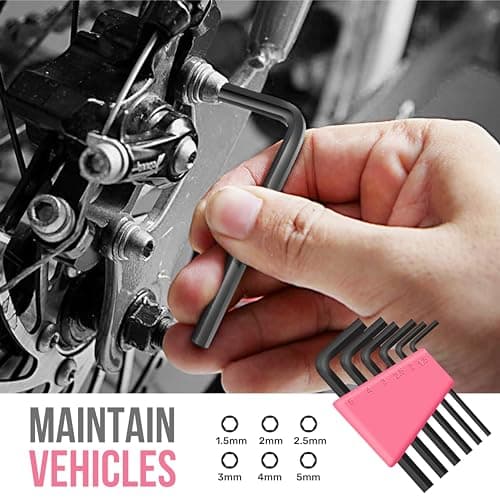 Hi-Spec Pink Small Tool Kit Set for Home DIY, Repairs & Crafts — view 6