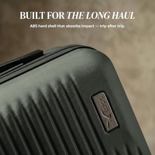 LUGG Vacay 32 Inch Suitcase, ABS Hard Shell Luggage with TSA Indent Lock, Aluminium Trolley Handle, 360° Spinner Wheels, Water-Resistant & Durable, Airline Compatible (86 x 31 x 58cm)-1 Year Warranty — view 3