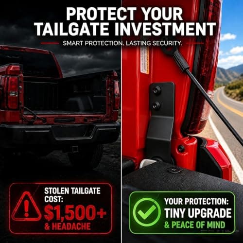 Tailgate Lock Heavy Duty Anti-Theft Stainless Steel Heavy Duty — view 4