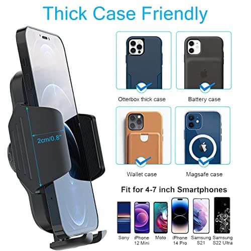 YIANERM Car Cup Holder Phone Mount,Cup Holder Car Phone Holder Universal Adjustable Gooseneck Car Mount Cradle Compatible with Smartphones — view 2