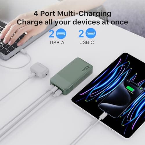 NOBIS 45W Power Bank Fast Charging 20000mAh Portable Charger — view 5