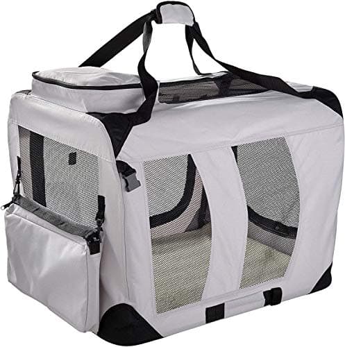 Floofy Friends Soft-Sided Dog Travel Crate - Foldable, Breathable Pet Carrier for Small Dogs & Cats, Ideal for Car Travel & Home Use — view 6