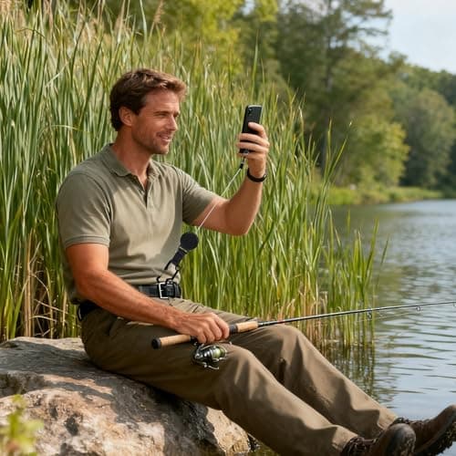 Mozeuu Security holder for smartphones, set of 2, anti-theft belt clip, lanyard, safety device for smartphones, for outdoor activities, hiking, commuting, travel and camping — view 2