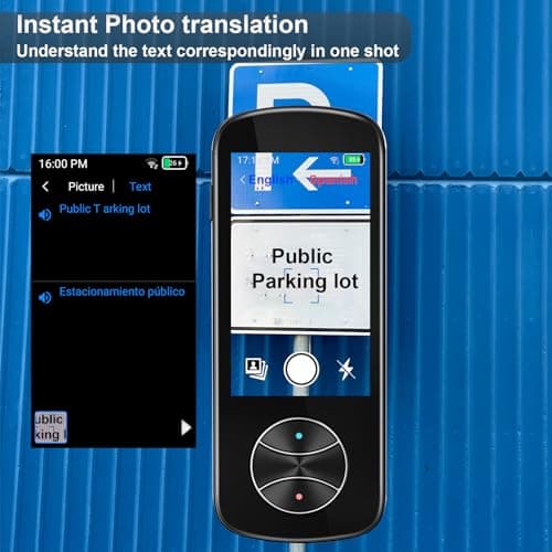 Language Translator Device No WiFi Needed, Instant Two Way Language Translator with 137+ Languages, Offline/Photo/AI Translator Device 2025 Voice Translator for Travel Business Learning — view 4