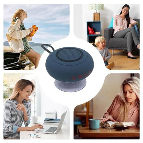 Waterproof Speaker Portable Audio Sounder with Subwoofer Stereo Bass — view 3