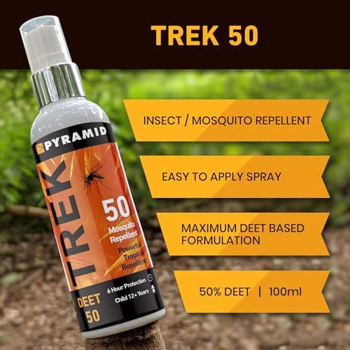 Pyramid Trek 50 Mosquito & Insect Repellent 50% DEET 6 Hr Protection 100ml — view 4