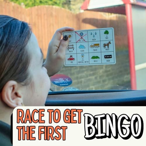 Boxer Gifts Window Bingo Fun Travel Game for Kids & Families, Road Trip Gift, 2+ Players, Ages 6+ — view 3