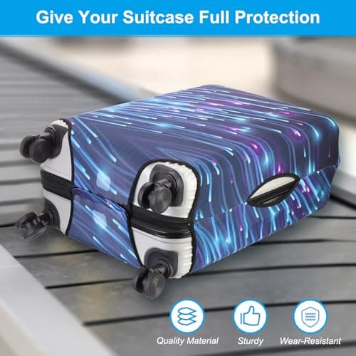 PATIKIL Luggage Covers, Fits 26-29 Inch Washable Suitcase Cover Protectors Anti-Scratch Travel Luggage Covers for Suitcase Holiday Trips — view 5