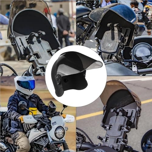 Yidueace Cell Phone Mount Sun Shade,Sun Hat for Motorcycle Phone Holder - Motorbike Small Rainproof Mobile Helmets, Portable Mini Parasol Shade for Bicycle — view 4