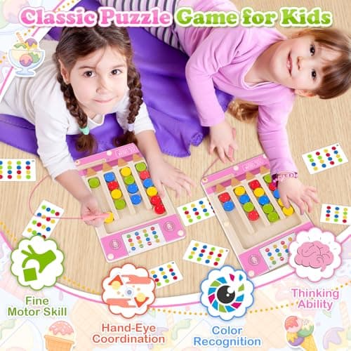 Montessori Toys for 3-6 Year Olds Girls, Kids Plane Activities Maze Game — view 4
