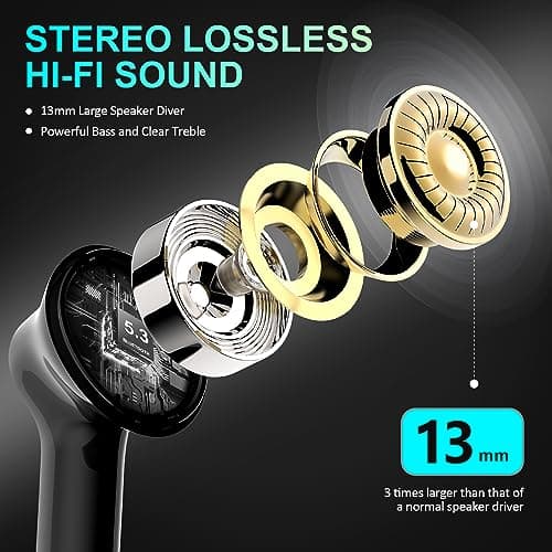 Wireless Earbuds Bluetooth Ear Buds Earphones with LED Display Hi-Fi Sound — view 2