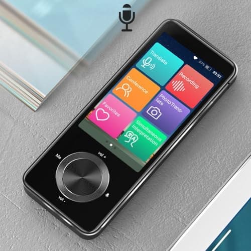Language Translator Device, M9 for INSTANT Voice Translator, Supports 16 Offline Languages, Touchscreen for INSTANT Two Way Translation for Business, Learning & Travel(Gold) — view 2