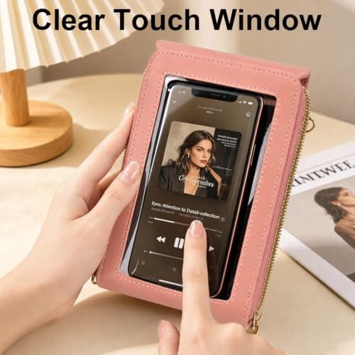 Touch Screen Crossbody Phone Bag for Women Anti Theft Crossbody Bag Purse — view 4