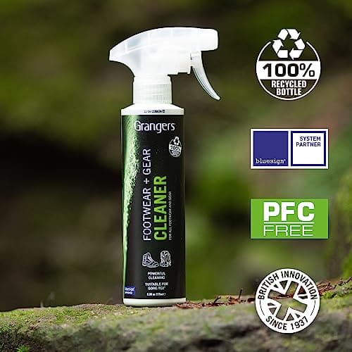 Grangers Footwear + Gear Cleaner | 275ml | Spray-On Cleaning For Walking Boots, Running Shoes & All Outdoor Footwear, Bluesign Approved & Suitable For GORE-TEX — view 6