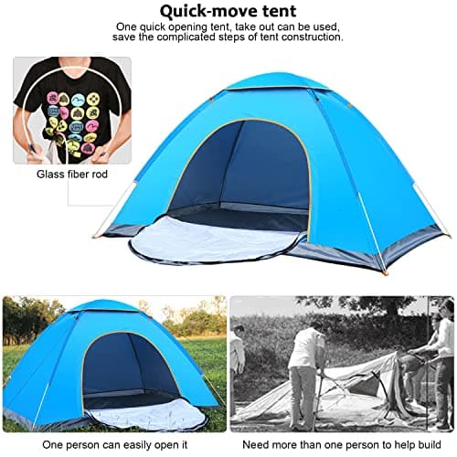 Pop Up Beach Tent, Compact Sun Outdoor Shelter for Camping & Garden — view 6