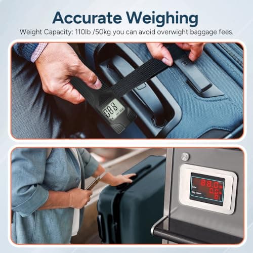 travel inspira Battery-Free Luggage Scale, Suitcase Weighing Scales — view 6
