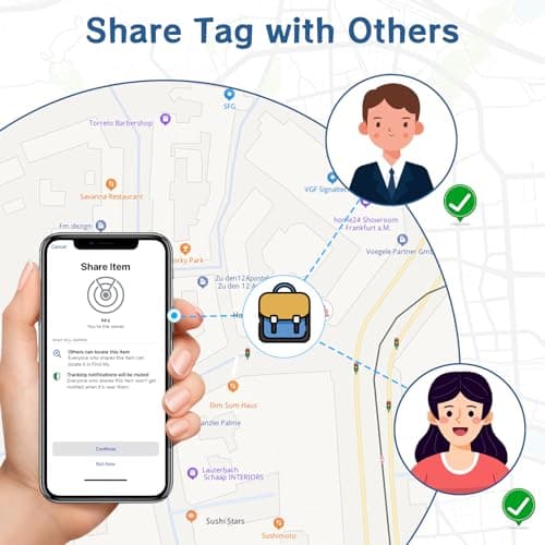 DEEBYCOO Air Tracker Tag Compatible with Apple Find My(iOS ONLY), 2 Pack — view 5