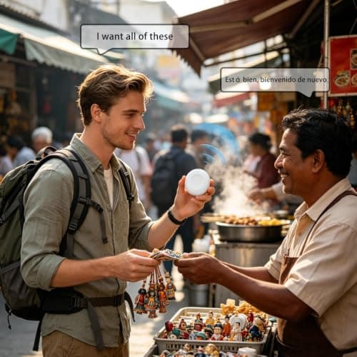 Wireless Pocket Translator | 133 Languages Real Time Voice | Smart Interpre — view 2
