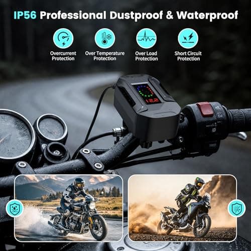 Motorbike USB C Charger USB Charger Socket 12V Motorbike — view 4