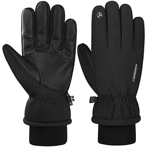 coskefy Thermal Gloves, -20℉ Coldproof Touchscreen Ski Gloves Waterproof Winter 3M Thinsulate Snow Mitten for Walking Hiking