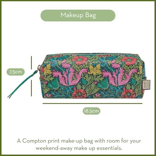 William Morris At Home Hand Cream 100ml and Wash Bag, Moisturiser, Shea Butter, Magnesium, Travel Size, Toiletry, for Cosmetic and Beauty Essentials, Vegan and Cruelty Free, Gift For Her — view 4